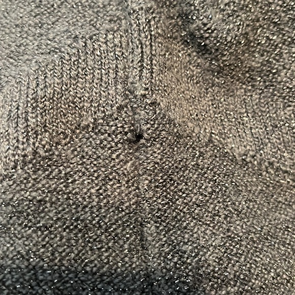 Simply Vera Vera Wang Shimmering Blue Sweater Dress Size M - Picture 6 of 10